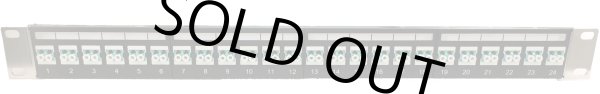 画像1: パッチパネル≪24ポート　LC ケーブルハンガー付≫ (1)