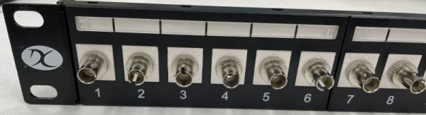 画像2: 【中古品アウトレット】パッチパネル≪24ポート　ST ケーブルハンガー付≫ (2)